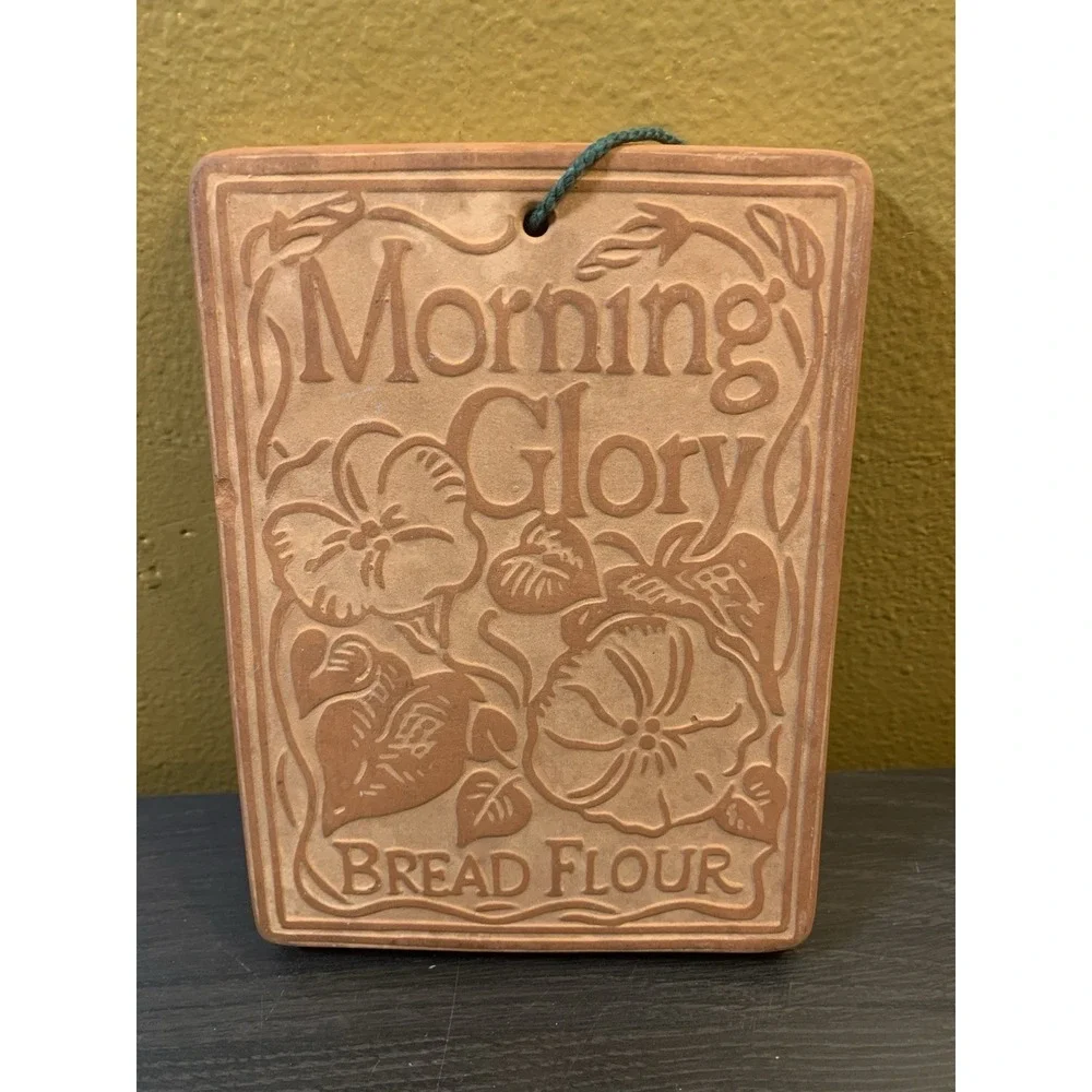 Morning Glory Bread Flour Hill Design Inc 1993 Clay Baking Tile Or Kitchen Decor